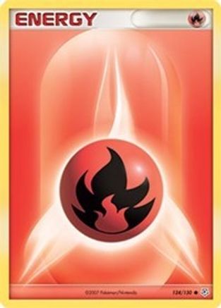 Fire Energy 124/130 - Diamond & Pearl Reverse Holofoil