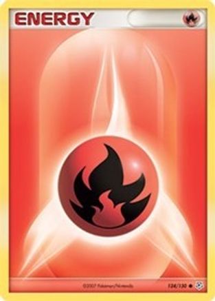 Fire Energy (124/130) - Diamond and Pearl  - Common