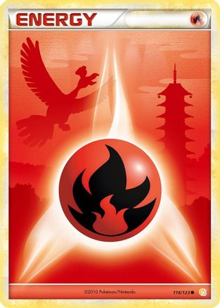 Fire Energy 116/123 - HeartGold SoulSilver Normal - Common