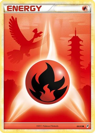 Fire Energy (89/95) - Call of Legends Holofoil - Common
