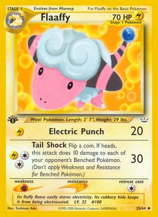 Flaaffy 028/064 - Neo Revelation 1st Edition - Uncommon