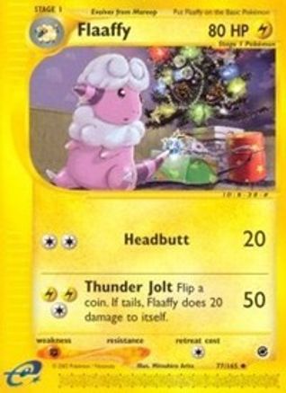 Flaaffy 77/165 - Expedition Base Set Reverse Holofoil