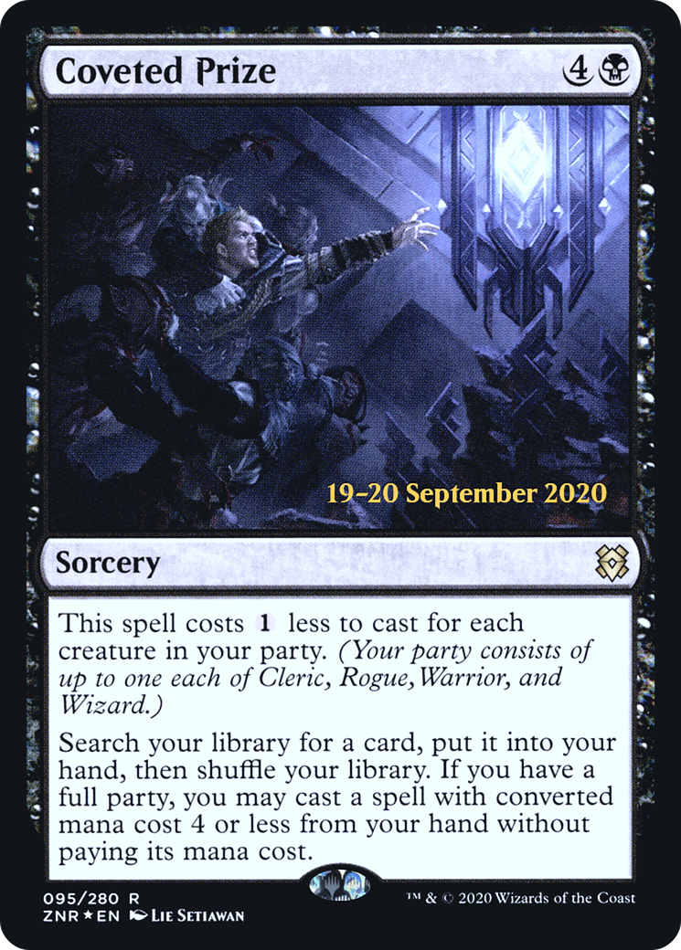 Coveted Prize (PRE-95S) - Zendikar Rising Promos (Prerelease) Foil