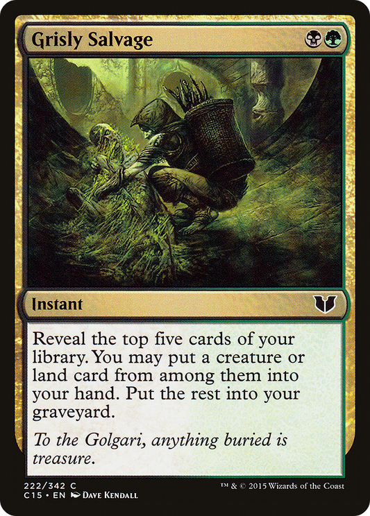 Grisly Salvage (C15-222) - Commander 2015