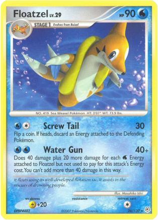 Floatzel 26/130 - Diamond & Pearl Reverse Holofoil