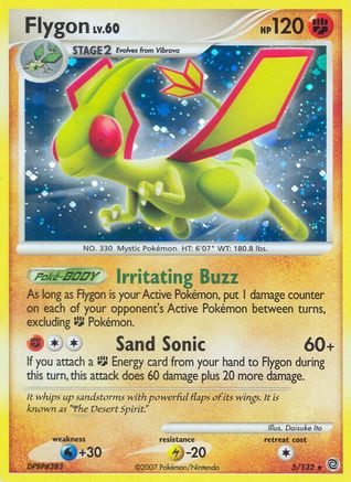 Flygon (5/132) - Secret Wonders  - Holo Rare