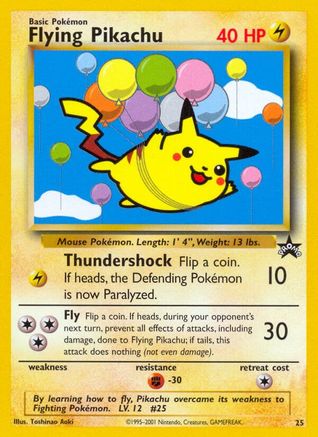 Flying Pikachu - 025/53 - WoTC Promo Normal