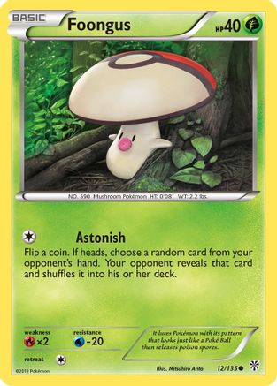 Foongus (12/135) - Plasma Storm  - Common