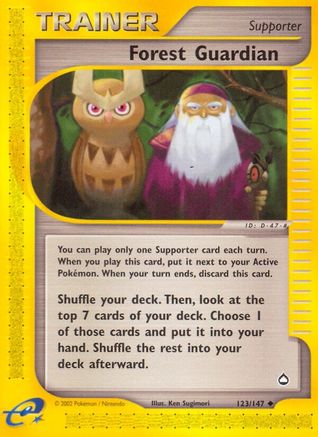 Forest Guardian 123/147 - Aquapolis Normal - Uncommon