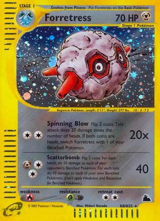 Forretress (H8) 0H8 - Skyridge Holofoil - Holo Rare