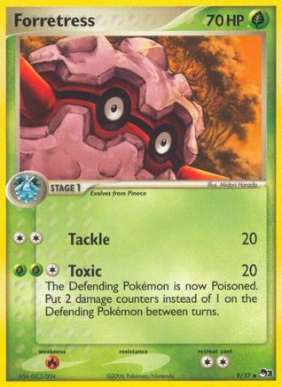 Forretress - 009/17 - POP Series 3 Normal