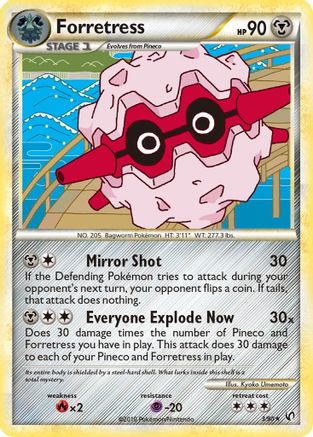 Forretress (3)  - Undaunted Reverse Holofoil