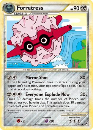 Forretress (5/95) - Call of Legends Reverse Holofoil - Holo Rare