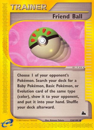 Friend Ball 126 - Skyridge Reverse Holofoil - Uncommon