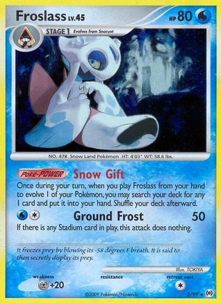 Froslass 2/99 - Arceus Holofoil