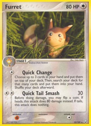 Furret - 022/109 - Team Rocket Returns Normal