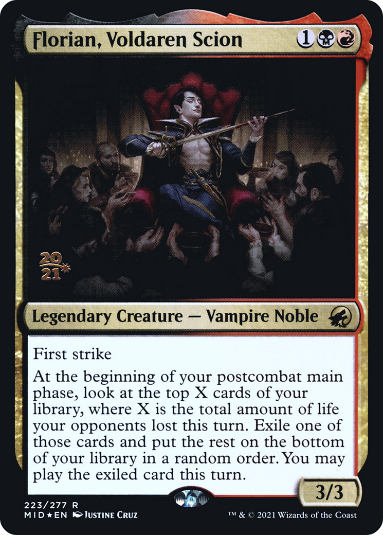 Florian, Voldaren Scion (PRE-223S) - Innistrad: Midnight Hunt Promos Foil