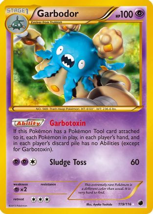 Garbodor (119 Secret Rare) 119 - Plasma Freeze Holofoil - Secret Rare
