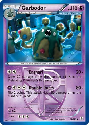 Garbodor (Team Plasma) (67/135) - Plasma Storm  - Rare