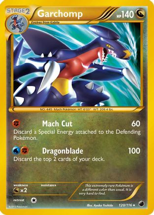 Garchomp (Secret Rare) (120/116) - Plasma Freeze Holofoil - Secret Rare
