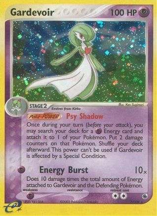 Gardevoir 007/109 - Ruby and Sapphire Holofoil - Holo Rare