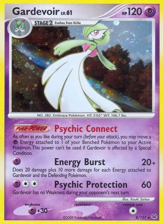 Gardevoir 008 - Platinum Reverse Holofoil - Holo Rare