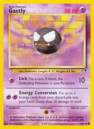 Gastly 076/110 - Legendary Collection Reverse Holofoil - Common