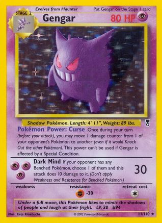 Gengar 011/110 - Legendary Collection Holofoil - Holo Rare