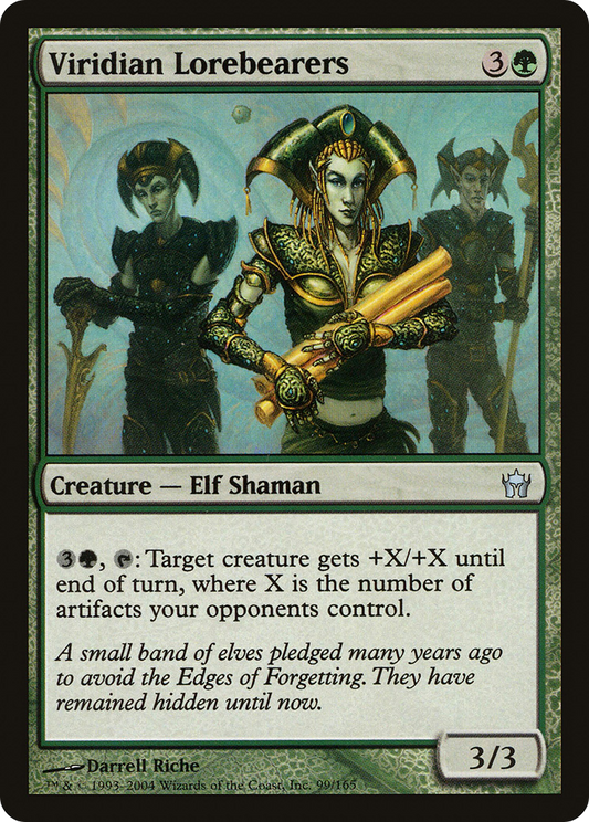 Viridian Lorebearers (5DN-099) - Fifth Dawn Foil