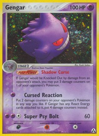 Gengar 5/92 - Legend Maker Reverse Holofoil