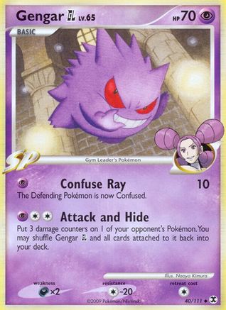 Gengar GL - 040/111 - Rising Rivals Reverse Holofoil