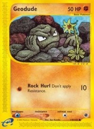 Geodude 110/165 - Expedition Reverse Holofoil - Common