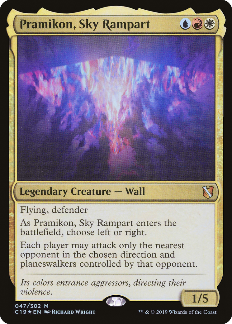 Pramikon, Sky Rampart (C19-047) - Commander 2019 Foil