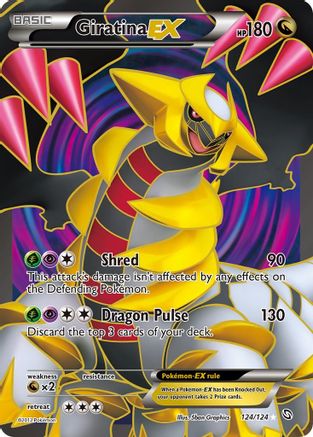 Giratina-EX 124/124 - Dragons Exalted Holofoil