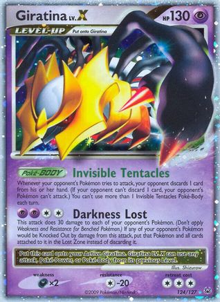 Giratina LV.X 124 - Platinum Holofoil - Ultra Rare
