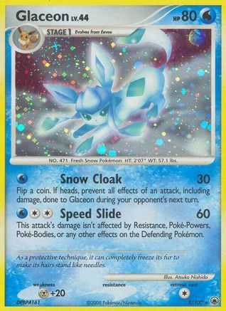 Glaceon (5/100) - Majestic Dawn Holofoil - Holo Rare