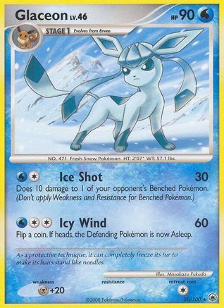 Glaceon (20)  - Majestic Dawn Reverse Holofoil