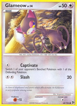 Glameow (68/106) - Great Encounters  - Common