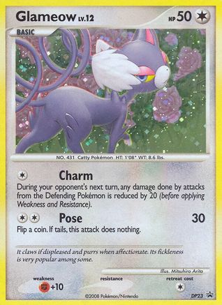 Glameow DP23/56 - DP Black Star Promos Holofoil