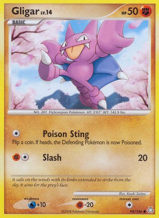 Gligar (95/146) - Legends Awakened  - Common