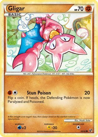 Gligar - 049/90 - Undaunted Reverse Holofoil