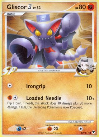 Gliscor E4 - 062/111 - Rising Rivals Reverse Holofoil