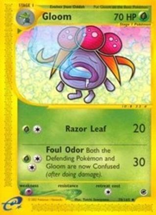 Gloom 78/165 - Expedition Base Set Reverse Holofoil