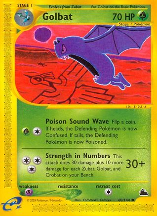 Golbat 060 - Skyridge Normal - Common