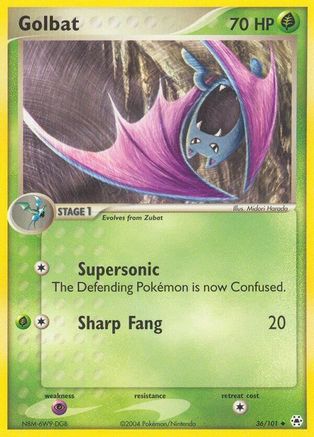 Golbat 036 - Hidden Legends Reverse Holofoil - Uncommon