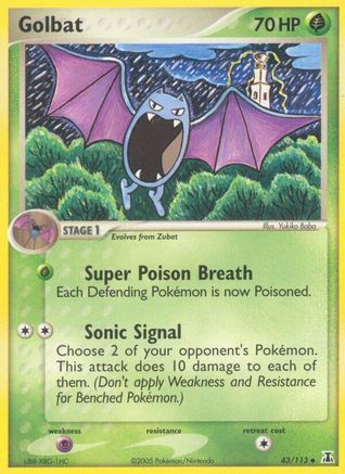 Golbat - 043/113 - Delta Species Reverse Holofoil