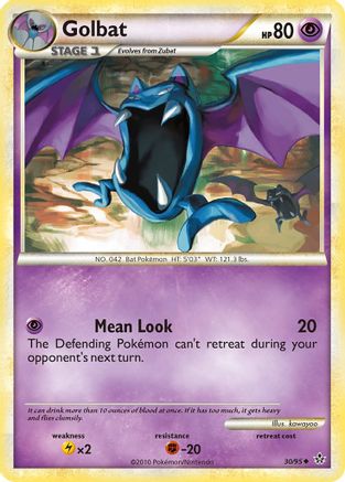 Golbat - 030/95 - Unleashed Reverse Holofoil