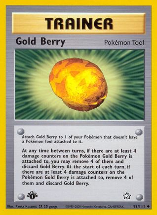 Gold Berry 093/111 - Neo Genesis 1st Edition - Uncommon