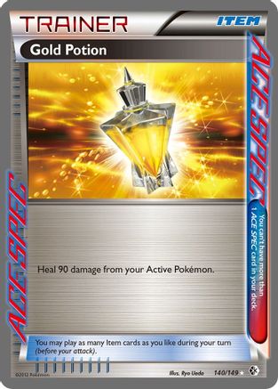 Gold Potion - 140/149 - Boundaries Crossed Holofoil