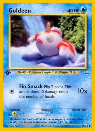 Goldeen 045/064 - Neo Revelation 1st Edition - Common
